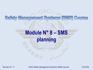 SMS Planning - UK Flight Safety Committee