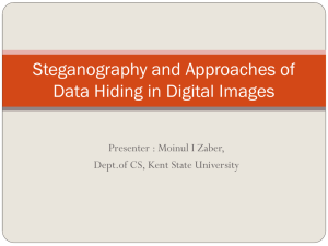 Moinul Zaber's presentation on Steganography