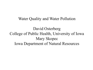 Climate Change Educators Forum_Water quality and water pollution_