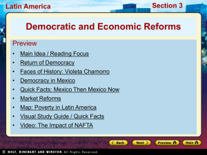 32.3 Democratic and Economic Reforms