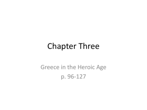 Greece in the Heroic Age powerpoint