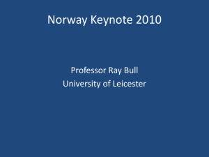 Norway Keynote 2010
