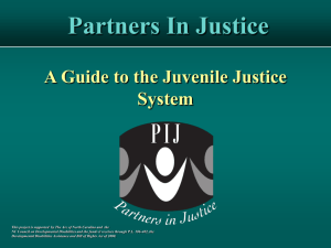 A Guide to the Juvenile Justice System