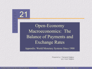 Chapter 33: Open Economy Macroeconomics: The