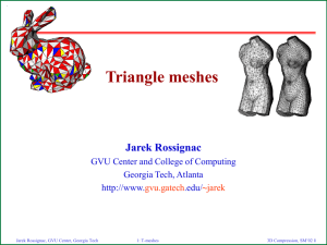 Connectivity of Triangle Meshes Introduction