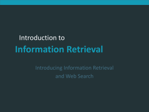 Introduction to Information Retrieval