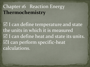 honors chem chpt 16 thermo