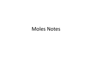 Moles Notes