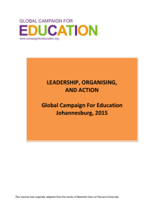 English - Global Campaign for Education