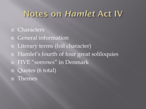 Act IV Hamlet PowerPoint Review