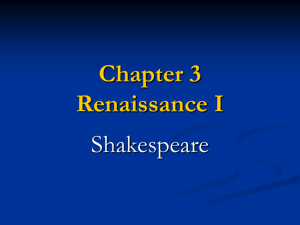 Chapter 3 Shakespeare