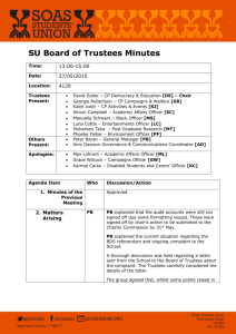 SU Board of Trustees Minutes