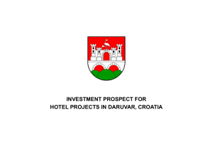 investment prospect for hotel projects in daruvar, croatia