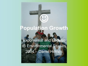 Population Growth Models