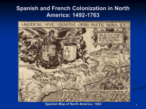 Spanish and French Colonization in North America