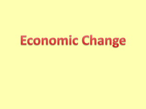 GEO 530 LECTURE 3 - ECONOMIC CHANGE