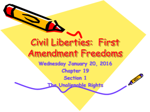 Civil Liberties 2016 - University Place School District
