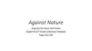 Against Nature (Pages 221