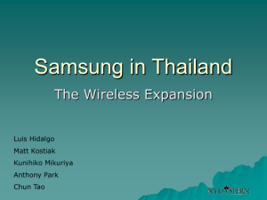 Samsung in Thailand