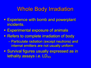 Whole Body Irradiation