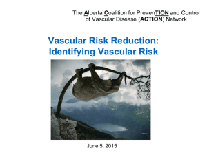Vascular Risk - Alberta Health Services