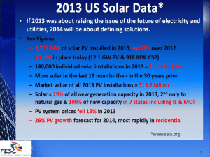 Utility Solar Cheaper than GCC in 2015