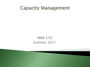 MBA 2011 Capacity Management June 6