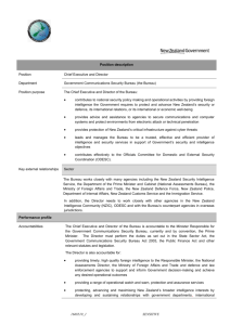 Position description - State Services Commission