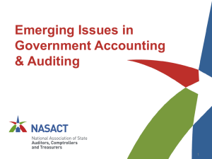 Emerging Issues in Government Accounting & Auditing