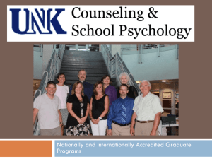 University of Nebraska Counseling School counseling student affairs