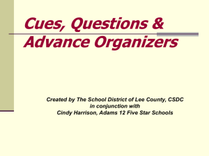 Cues-Questions PE - PowerPoint - Curriculum & Staff Development