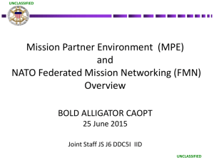 MPE - FMN Overview 25 June 2015