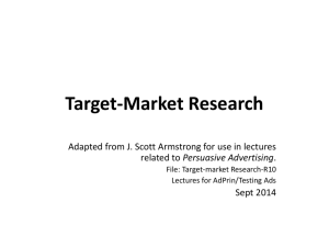 Target-Market Research