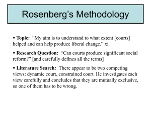 Rosenberg's Methodology