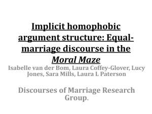 Implicit homophobic argument structure: Equal