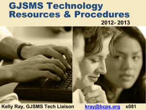 GJSMS Technology Resources & Reminders