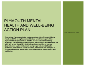 Plymouth MHWB Action Plan Final Version SH