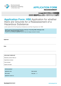 Application Form: HS8 Application for whether there are Grounds for
