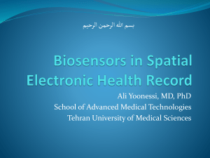 Biosensors in Spatial Electronic Health Record
