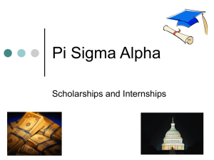 Pi Sigma Alpha - Career Account Web Pages