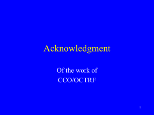 CCO presentation