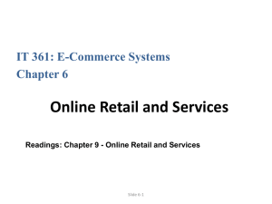 Online Retail and Services