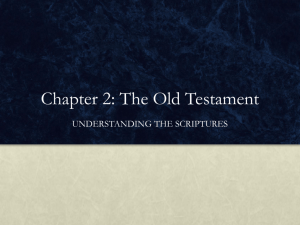 Chapter 2: The Old Testament