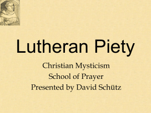 Lutheran Piety