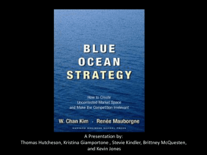Blue Ocean Strategy Chapter 6