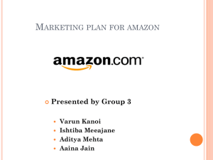 Amazon.com marketing plan