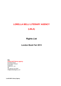 London Bookfair 2013 - GRAAL Literary Agency