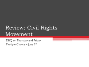 Review: Civil Rights Movement - Sewanhaka Central High School