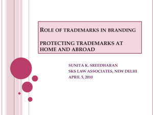 Role of Trademarks in Branding