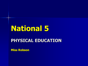 S3 PE Miss Robson